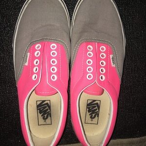 Pink & Gray Vans
